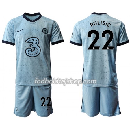 Chelsea Christian Pulisic 22 Børn Udebane Fodboldsæt 2020-21 S/S (+ Korte bukser)